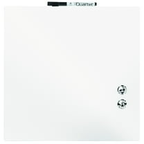 Quartet Magnetic Dry-Erase Board Tile, 14" x 14", Frameless, White