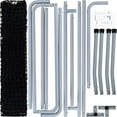 thumbnail image 2 of L Screen Baseball Softball Pitching Net, 7x7 FT Portable Protective Screen for Batting Cage and Field Practice, 2 of 6