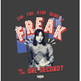 thumbnail image 2 of Beetlejuice Beetlejuice Can You Stop Being A Freak Charcoal Men's Crew Neck Short Sleeve Tee-Medium, 2 of 6