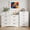 5 Drawer + 6 Drawer-White-01, variant on Bedroom Furniture Sets, Asofer Black Room Set Includes 5-Drawer Dresser & 6-Drawer Dresser with Handle