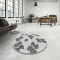 thumbnail image 4 of Ahgly Company Machine Washable Indoor Rectangle Transitional Sonic Silver Gray Area Rugs, 6' x 9', 4 of 7