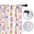 thumbnail image 4 of Blackout Kids Curtains,Colorful Princess Castle Pattern Childrens Insulated Curtains Set Of 2,Bedroom Essentials,Toddler Room Decor 52"x63", 4 of 5