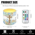 thumbnail image 7 of SEANATIVE 4 PCS Flameless LED Candles with Remote and Timer, Battery Powered, Realistic Electric LED Candles for Weddings Parties Home Decor, Cross Floral Butterfly, 7 of 7
