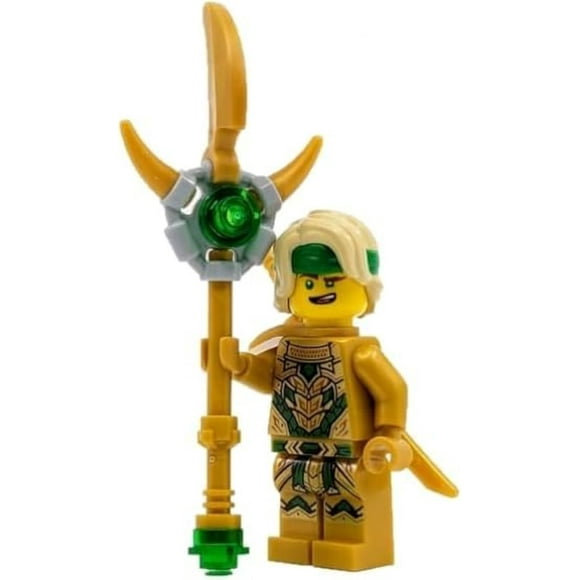 LEGO Ninjago: Lloyd Minifigurine Oni Dorée avec Arme à Bâton
