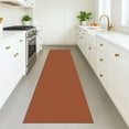 thumbnail image 2 of Glattice Runner Rug 2x7 Boho Washable Runner for Kitchen Cotton Rubber Backed Kitchen Runner Braided Indoor Floor Carpet Runners for Entryway/Hallway/Kitchen/Bedroom, Rustic Orange/Tan, 2 of 7