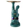 thumbnail image 1 of Estatua con bandeja de almacenamiento de resina, lindas esculturas francesas, llavero, joyería Verde, 1 of 8