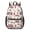 Fireman and Helmet, variant on Fireman and Dog Black Pattern 17" School Backpacks for Teens,Waterproof Oxford Fabric,S-Shape Padded Straps for School,Travel,Hiking,Camping