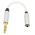 thumbnail image 3 of 4.4mm Male To 3.5mm Female Cable, Gold Plated Wearable Headphone Adapter Cable for Sound Player, 3 of 7