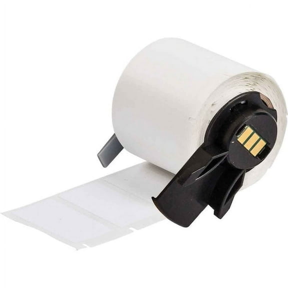 Brady Pre-Cut Label Stock Roll, White, Gloss M6-30-483
