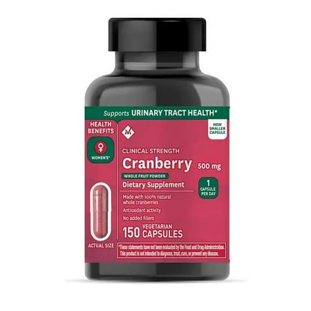 Member S Mark Clinical Strength Cranberry Dietary Supplement, 500 mg (150 ct.)