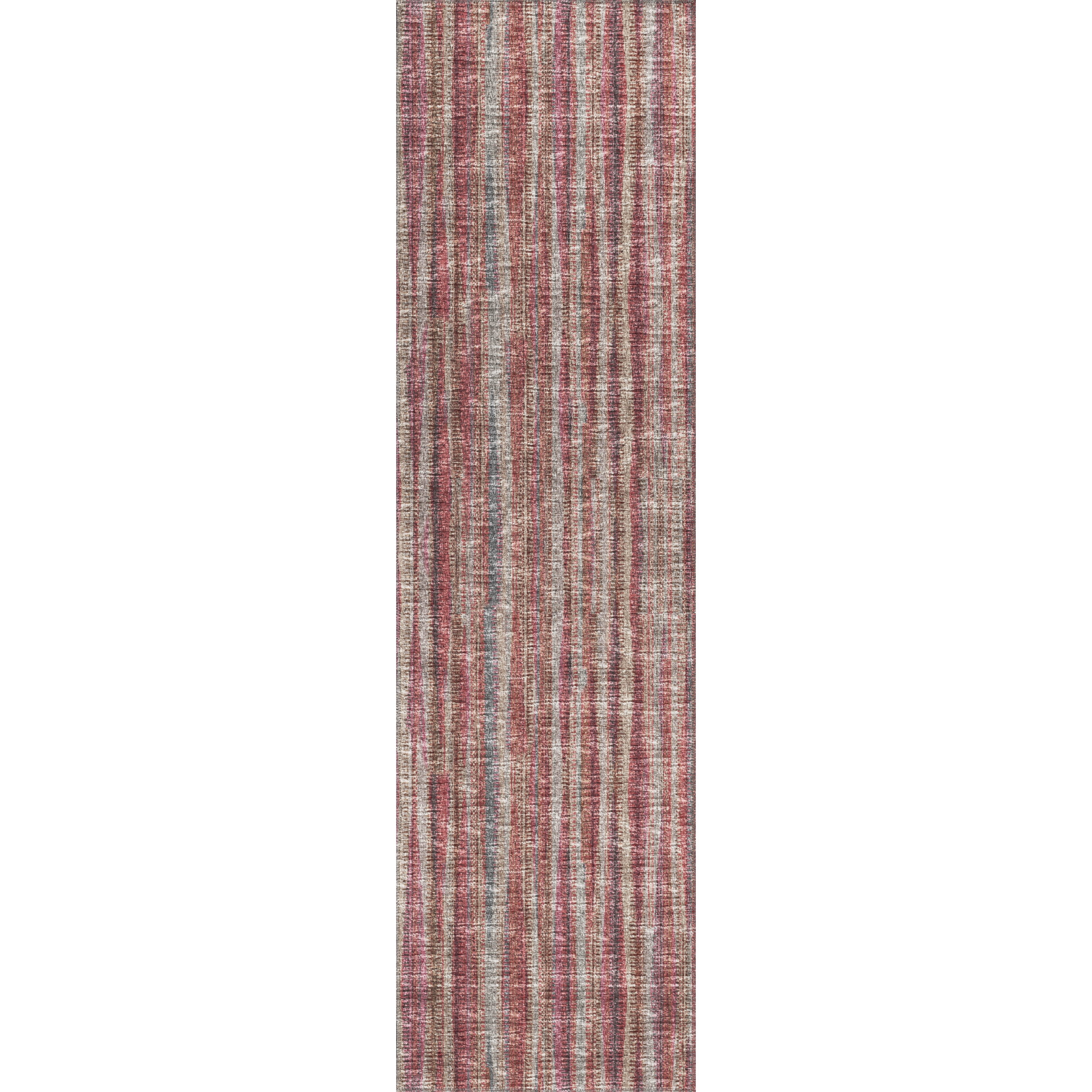 Waverly Indoor/Outdoor Pink Geometric 2'3