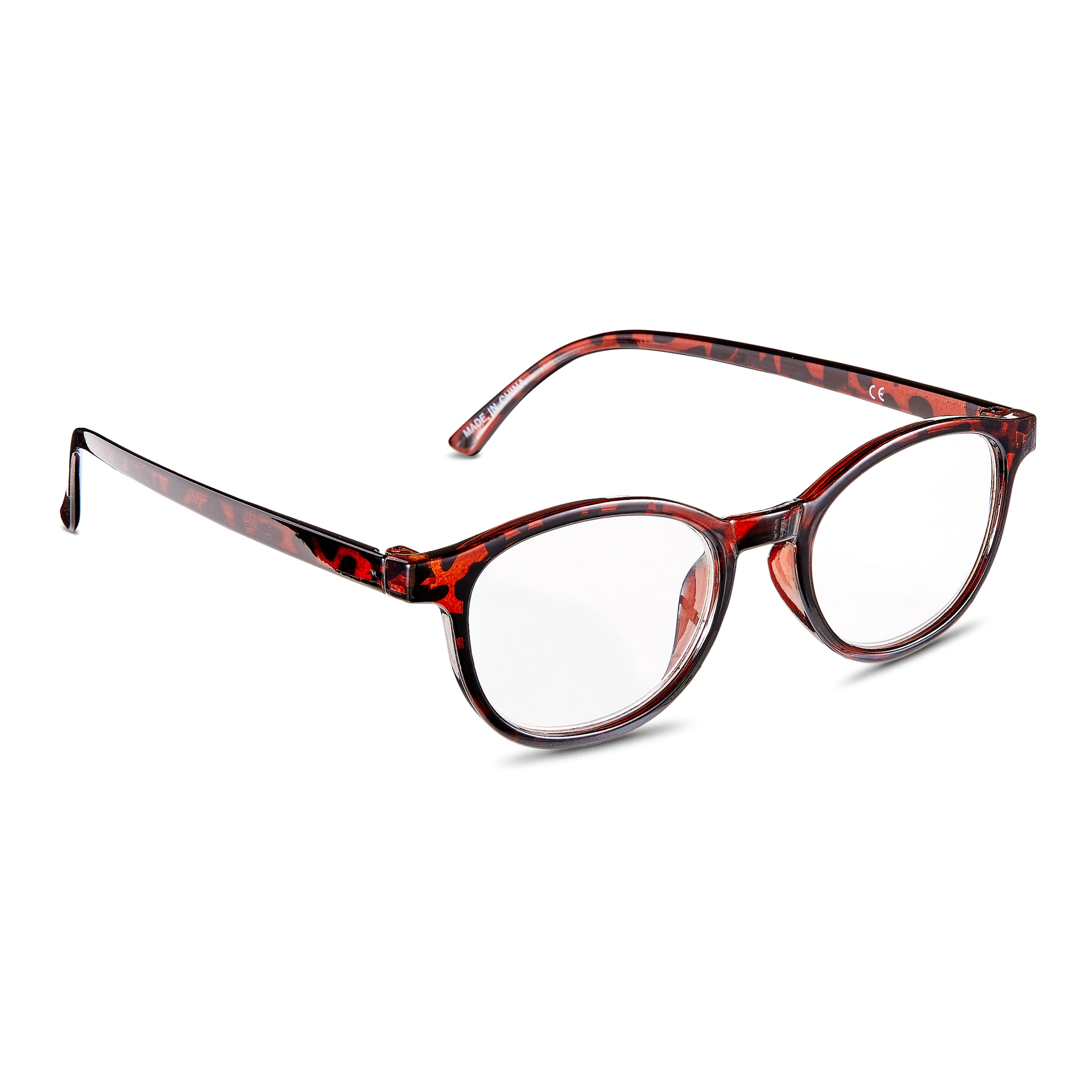 Equate Unisex Rectangular Reading Glasses, Gray/Black/Tortoise, +2.00, 3 Pack