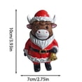 thumbnail image 2 of Cute Cow Desktop Ornament - Adorable Festive Decoration for Whimsical Seasonal Cheer at Your Workspace, 2 of 4