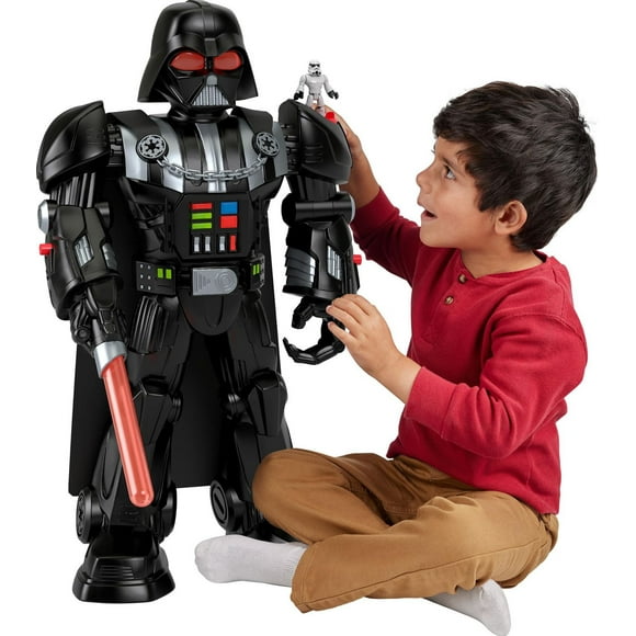 Imaginext STAR WARS Robot Dark Vador, 60+ cm, clé Stormtrooper