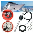 thumbnail image 3 of 100-500mm Stainless Steel Marine Fuel Level Gauge Sensor Fit Boat Car Fuel Level Gauge Meter 0-190ohm With Red Backlight ,Easy to Install, 3 of 6