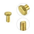 thumbnail image 4 of Unique Bargains Brass Hex Bolts, 5/16-18x5/8' 1 Pack Fully Thread Grade 4.8 Machine Screws, 4 of 4