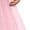 Pink, variant on EnJoCho Girls Chiffon Junior Bridesmaid Dress Square Neck Flutter Sleeves High Low Formal Party Flower Girl Wedding Holiday Dance Pageant Evening Gown