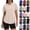 Beige, variant on UDAUDU Women Workout Tops Quick Dry UPF 50+ Yoga Shirts Short Sleeve Athletic Tops with Side Slits Running Gym Tee Top Loose Fit Tops Dark Gray M