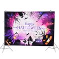 thumbnail image 2 of Fondo de fotografía de vinilo plegable estilo Halloween 1,5*2,1 metros/5*7 pies, 2 of 7