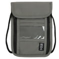 thumbnail image 2 of Spencer Travel Neck Wallet RFID Blocking Passport Holder Nylon Neck Pouch for Men and Women, Gray, 2 of 9
