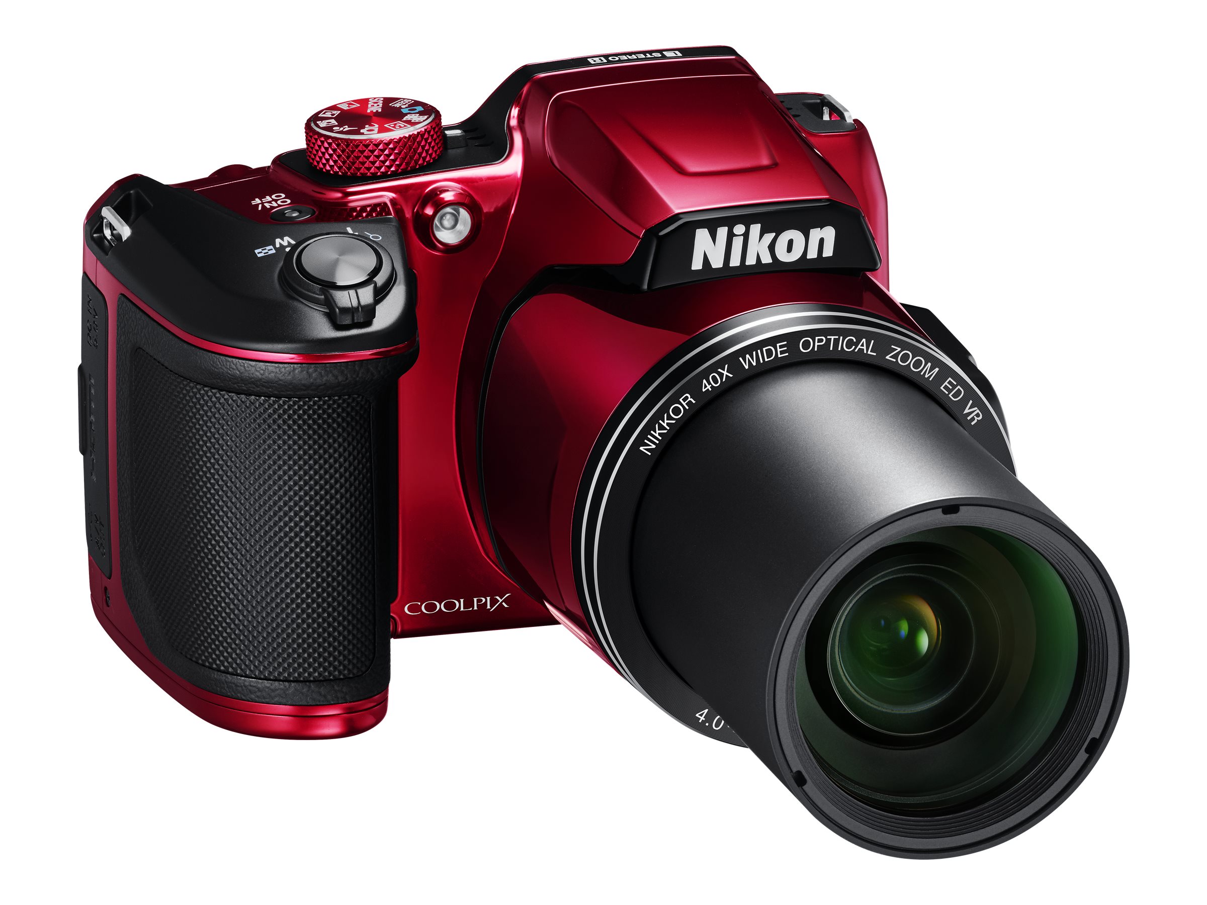 Nikon Red COOLPIX B500 Digital Camera with 16 Megapixels and 40x Optical Zoom - image 4 of 11