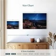 thumbnail image 3 of Elephant Stock Grand Canyon Starry Night Wall Art - Horizontal Canvas Wall Art - Living Room Wall Decor - Nature Canvas - Blue And Brown Decor - 12" x 8", 3 of 4