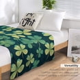 thumbnail image 6 of Riforla St. Patrick's Day Blanket Super Soft Flannel All Season Lightweight Living Room/Bedroom Warming Blanket 130x150cm A_001, 6 of 8