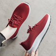 thumbnail image 3 of Vedolay Summer Sneakers Women Platform Sneakers Comfort Non-Slip Walking Shoes,Red 6.5, 3 of 5