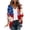 Multicolor#03, variant on Women's Plus Size Jackets Independence Day Long Sleeve V-Neck Printed Cardigans Casual Soft Lightweight Coats