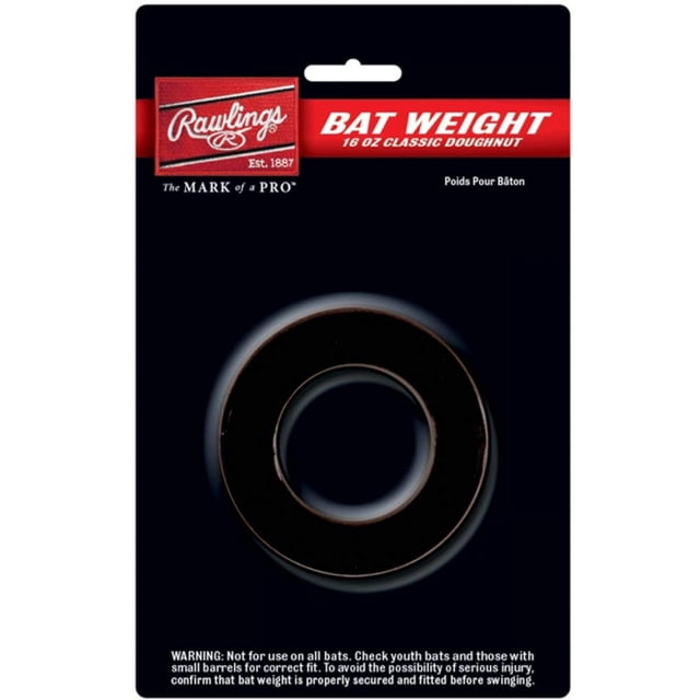 Rawlings Peso para Bate de Béisbol Estilo Rosquilla 16 oz