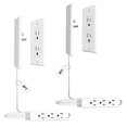 thumbnail image 1 of Cable de extensión CABOCASA de 3 pies con 3 salidas, 13 A, 125 V, 1625 W, blanco, 1 of 8