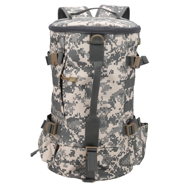 Fishing Backpack,Fishing Gear Backpack Cylindrical Outdoor Backpack Fishing Gear Bag Modern Innovation