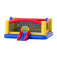 thumbnail image 1 of STAWAY Inflatable Bounce House with Slide & Basketball Hoop - Durable Outdoor Playhouse for Kids 3-10, Easy Setup, Safe & Fun Family Entertainment, 1 of 9