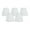 Off White, variant on Meriville Set of 5 Off White Clip On Chandelier Lamp Shades, 3.5-inch by 6-inch by 5-inch