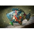 thumbnail image 4 of De Kulture Handcrafted Recycled Iron Fish Big Decorative Collectible Figurine Showpiece Beautify Home Office Holiday Décor, 15x3x11 (LWH) Inches, 4 of 8