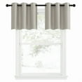 thumbnail image 2 of NICETOWN Natural Blackout Curtains for Bedroom, Grommet Thermal Insulated Light Blocking Curtains Energy Saving Privacy Small Window Treatments, 42"x18", 2 Panels, 2 of 7