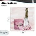 thumbnail image 4 of Stupell Industries Art Deco Glam Time Champagne Canvas Art, 24 x 24, by Kim Allen, 4 of 8