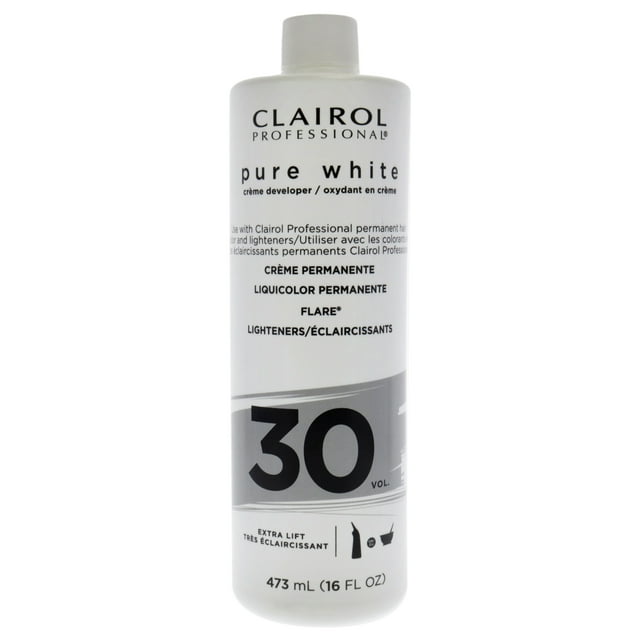 Desarrollador en Crema Clairol Professional Pure White 30 volúmenes Aclarador 16 oz