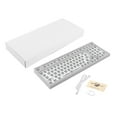 thumbnail image 4 of Kit de teclado mecánico de 98 teclas intercambiables en caliente con luz RGB gris, 4 of 9