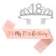 thumbnail image 1 of Corona De Feliz Cumpleaños Número 18, Faja Y Tiara Para Niña De Cumpleaños Tiara De 18 Años Con Peine De Diamantes De Imitación De Cristal Plateado Para Decoraciones De Fiesta De Feliz Cumpleaños Rojo Verde Cocina, Decoración y Otros, 1 of 4