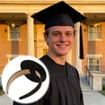 thumbnail image 6 of Graduation Cap Secure Headband – Comfortable Grad Cap Holder With Soft Padding Sturdy Hair For Keeping Mortarboard In Place During Commencement Ceremonies And Photo,grad party supplies class of 2026, 6 of 7
