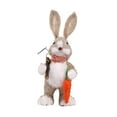 thumbnail image 4 of Cute Easter Bunny Figurine Holiday Gifts Animal Sculpture Ornament Decoration Rabbit Statue for Countertop Backyard Party Kitchen Garden Style B, 4 of 9