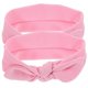 thumbnail image 3 of Pet Bowknot Dog Headdress for Decoration 2Pcs Pink Stretchy Cloth Headband, 3 of 5