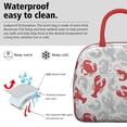 thumbnail image 3 of Lunch Bag Lunch Box for Women Reusable Insulated Lunch Bags,Water-Resistant Seafood Lobster Crab and Prawn Cooler Lunch Tote Bag, Large Capacity for Work Travel Picnic, 3 of 6