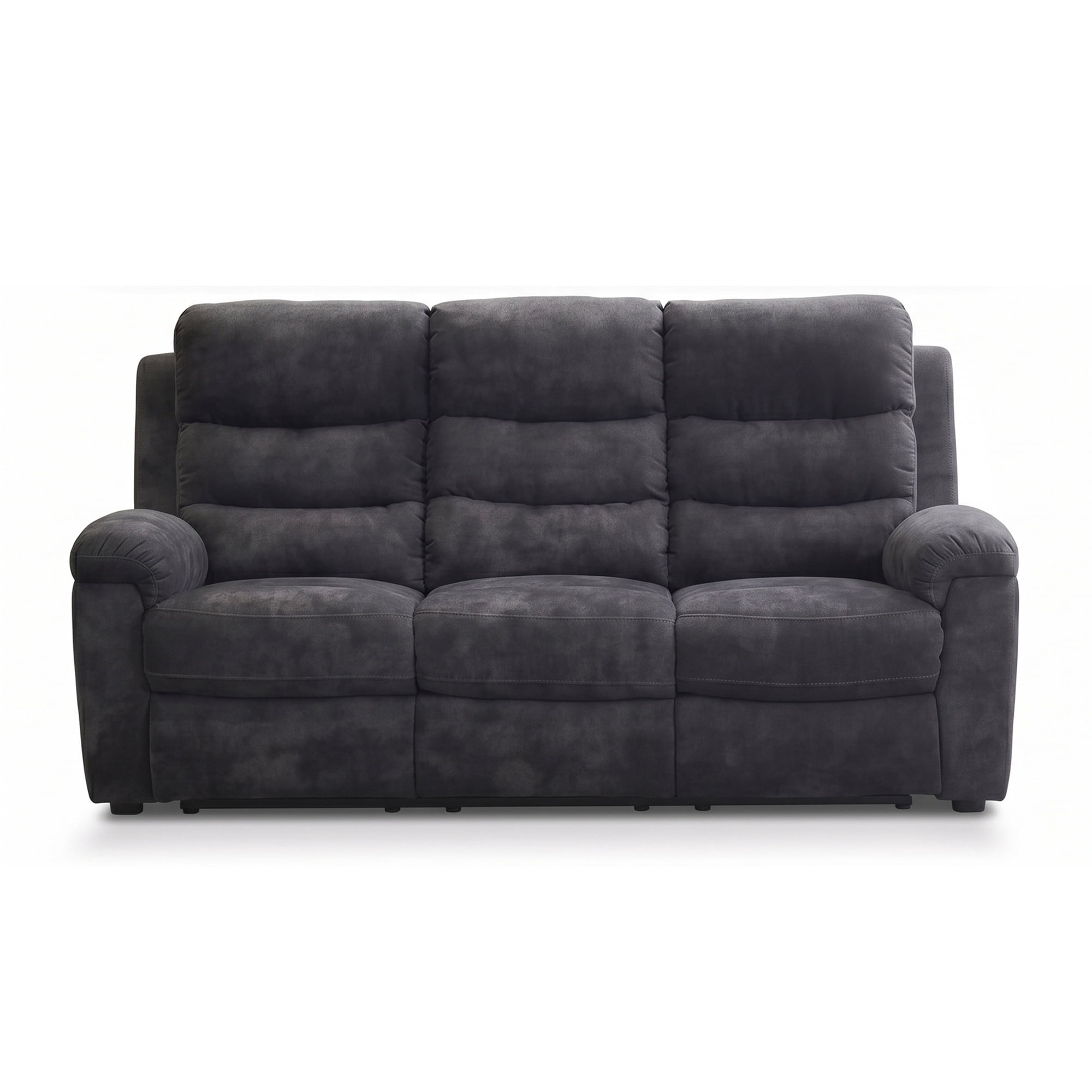2-Piece Reclining Living Room Set - Sofa & Loveseat, Gray
