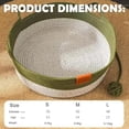thumbnail image 3 of Instinct Basket, Handwoven Cotton Rope Cat Bed with Cushion & Toy Ball for Indoor Cats, 3 of 7