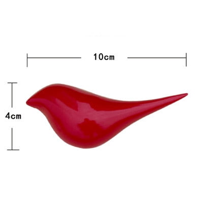 

Homeex Electroplating Bird Hanging Decoration Living Room Pendant Red Left