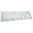 thumbnail image 4 of Autocollant Clavier Mécanique, Matériau PVC Autocollants Clavier Dessin Animé pour PC de Bureau Universel, 4 of 8