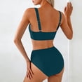 thumbnail image 5 of Xucatan Women's High Waisted Two Piece Bikini Set with Adjustable Straps and Removable Pads, Modest Cozy Swimsuit with Skirted Bottom for Beach Pool Vacation Gift, 5 of 5