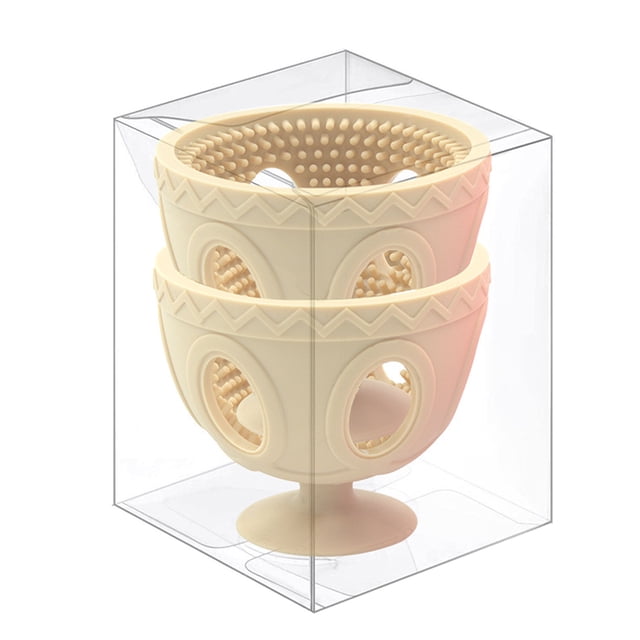 Bewildely 2 cepillos orgánicos para suciedad, 2 cepillos/juego para fregar huevos, huevos frescos de granja, cepillo fácil para fregar huevos, Cocina y Comedor Blanco